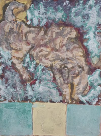 Tigre, acrylique sur toile, 35x25 cm