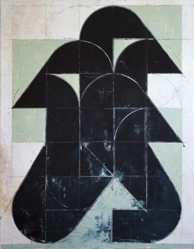 Nest 3, acrylic on canvas, 140x110 cm, 2022