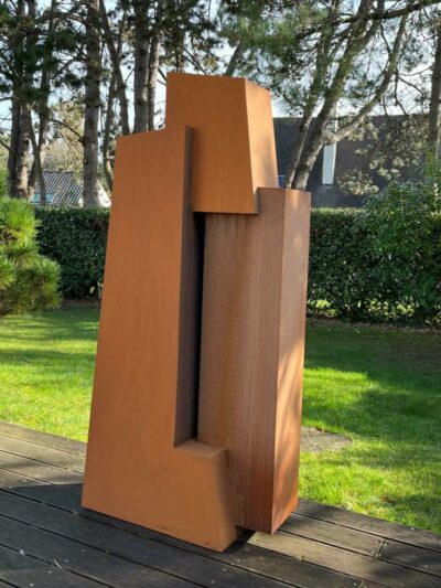 Unité II, acier Corten, 170 x 80 x 37 cm, 1/8