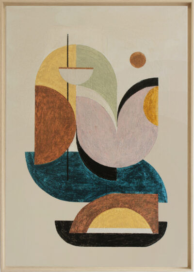 Fotosintesi in equilibrio, technique mixte sur toile, 116 x 81 cm Serena BARBIERI