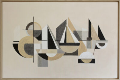 Brezza viva, technique mixte sur toile, 146x97 cm Serena BARBIERI