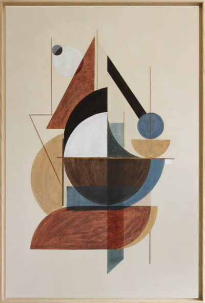 Deriva quieta, technique mixte sur toile, 146x97 cm Serena BARBIERI