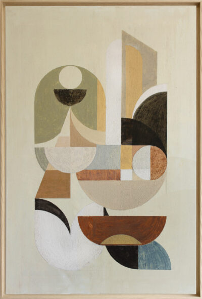 Gemme, technique mixte sur toile, 146x97 cm Serena BARBIERI