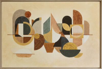 Vele di foglie, Technique mixte sur toile, 146x97 cm Serena BARBIERI