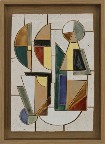 Rifrazione azzurra, Mosaïque 40x30 cm Serena BARBIERI