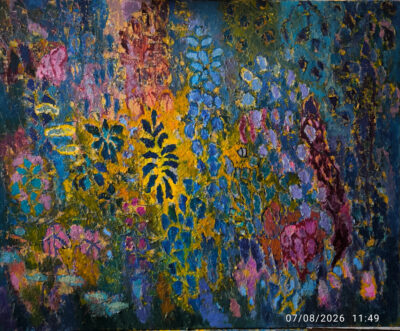 Un soir d'été, huile sur toile, 100x120 cm Jacques DROMART