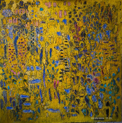 Soleil du matin, huile sur toile, 100 x 100 cm Jacques DROMART