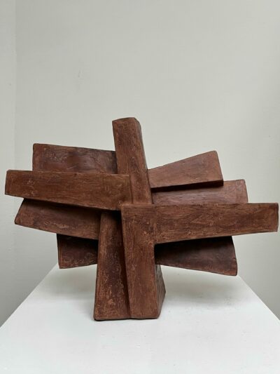 Passage IV, terre brune, H28L36 P12 cm Delphine BRABANT
