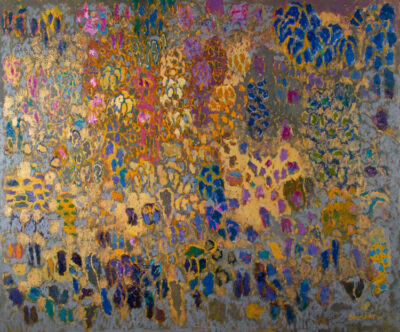Jardin, Huile sur toile, 100x120 cm Jacques DROMART